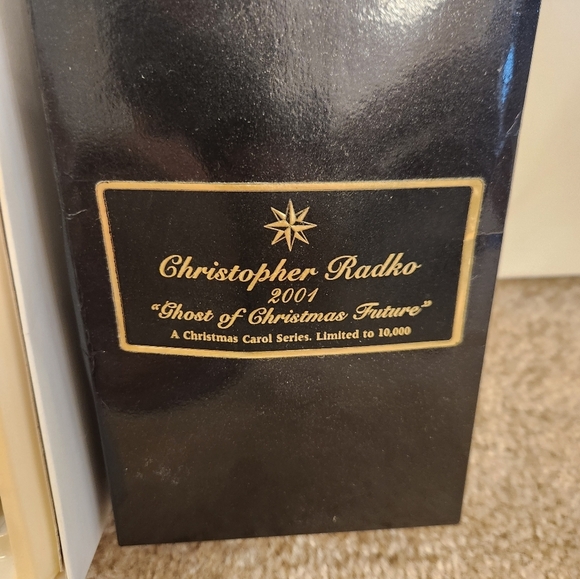 Christopher Radko "Ghost of Christmas Future" Ornament Santa 2001 NIB - Picture 2 of 3